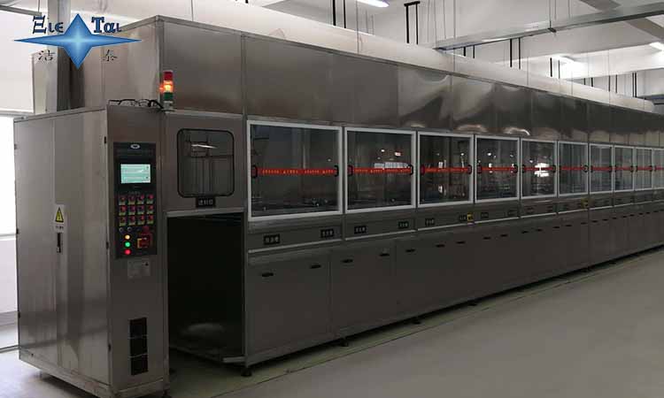 【潔泰】環(huán)保智能電池鋼殼碳氫真空超聲波清洗機